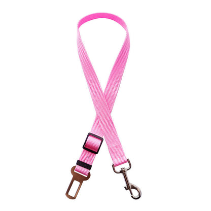 Adjustable Pet Cat Dog Car Seat Belt Pet Seat Vehicle Dog Harness Lead Clip Safety Lever Traction Dog Collars Dogs Accessories Pets Products