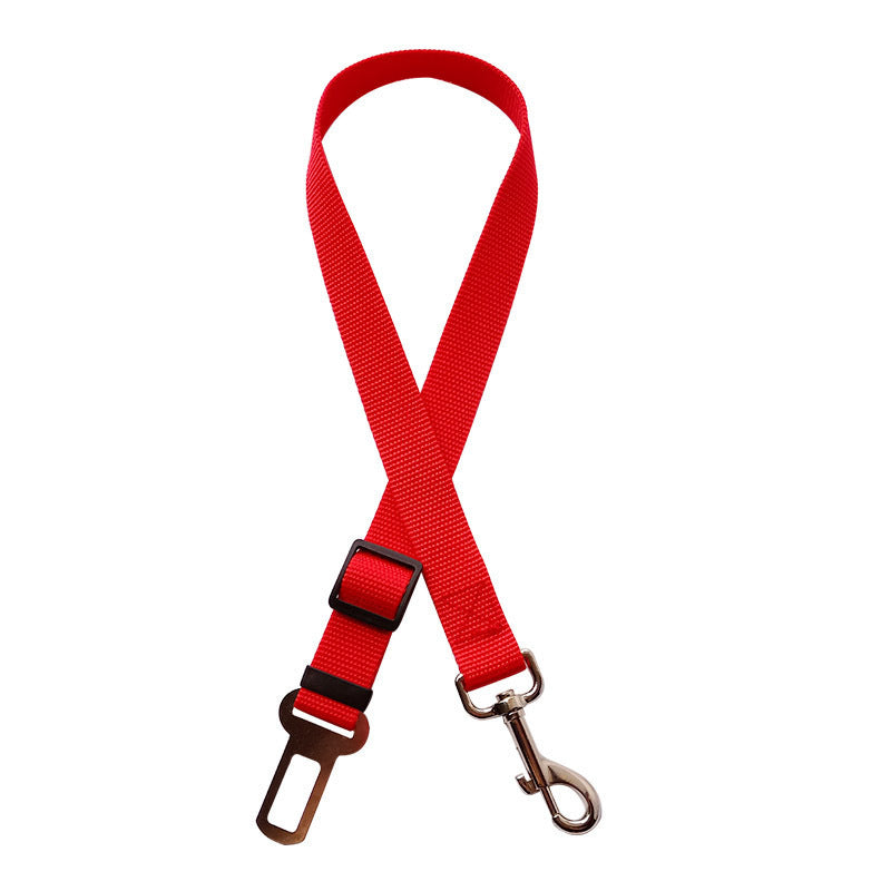 Adjustable Pet Cat Dog Car Seat Belt Pet Seat Vehicle Dog Harness Lead Clip Safety Lever Traction Dog Collars Dogs Accessories Pets Products